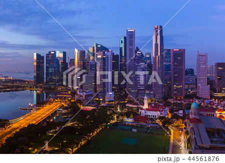 Singapore city skyline Singapore city skyline 44561876