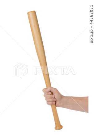 Hands with baseball bat 44562051