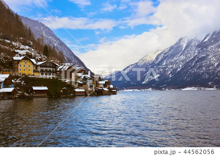 Village Hallstatt on the lake - Salzburg Austria 44562056
