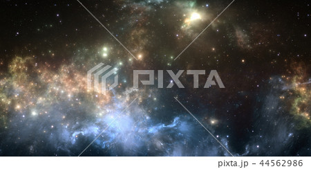 Deep space nebula. Giant interstellar cloud Deep space nebula. Giant interstellar cloud 44562986