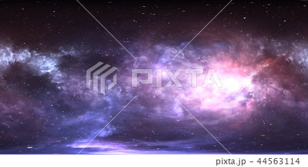 360 degree space nebula panorama 44563114
