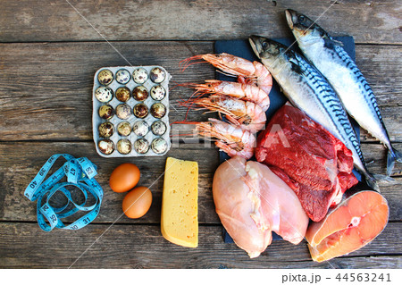 Healthy food of animal origin  44563241
