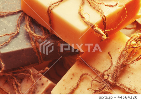Organic handmade soap. Organic handmade soap. 44564320