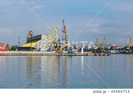 Burgas port, industrial landscape 44564753