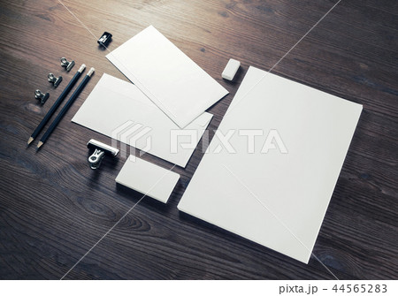 Blank corporate stationery Blank corporate stationery 44565283