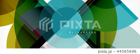 Vector fantastic circle modern geometric background template Vector fantastic circle modern geometric background template 44565696