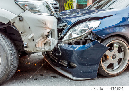 Car crash from car accident on the road Car crash from car accident on the road 44566264