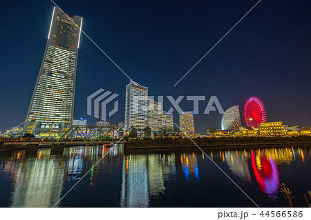 【神奈川県】夜の横浜 【神奈川県】夜の横浜 44566586
