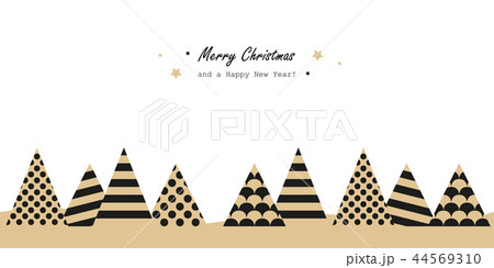 merry christmas greeting card with abstract firs merry christmas greeting card with abstract firs 44569310
