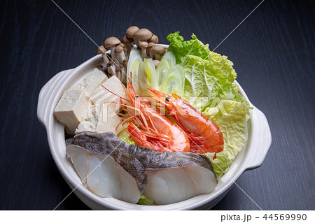 鍋料理 海鮮鍋 加熱前 鍋料理 海鮮鍋 加熱前 44569990