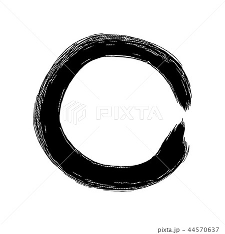 Zen circle isolated illustration Zen circle isolated illustration 44570637