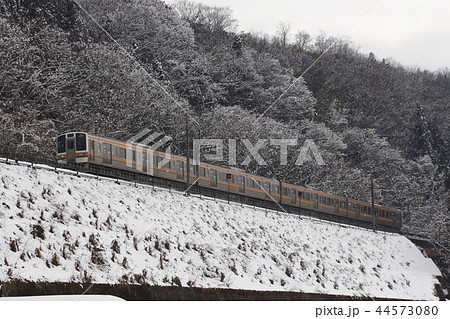 冬の上越線高崎口の211系 44573080