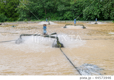 water treatment turbine machine to reduce BOD 44573946