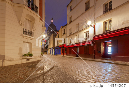 Paris. Old street on the Montmartre hill. Paris. Old street on the Montmartre hill. 44574207