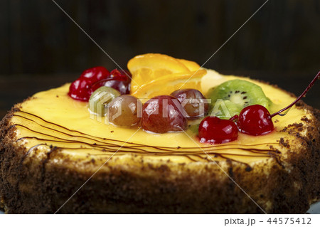 fruit cake close up fruit cake close up 44575412