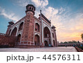 Taj Mahal Great Gate at sunrise, India 44576311