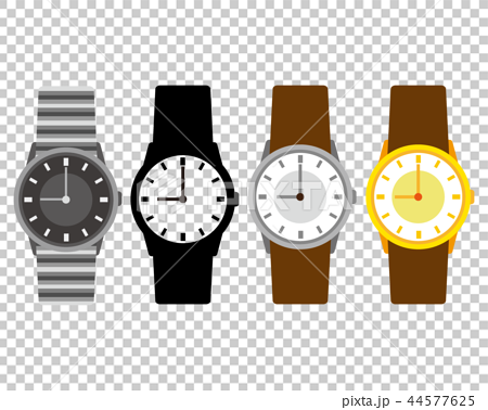 時計 時間 アイコン 腕時計のイラスト素材