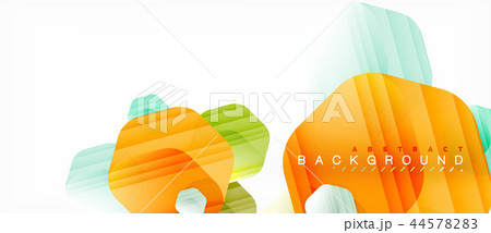 Vector multicolored hexagons geometric abstract background Vector multicolored hexagons geometric abstract background 44578283