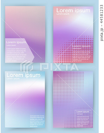 Covers holographic foil design. Geometric halftone 44581233