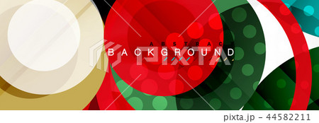 Circle composition abstract background 44582211