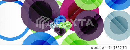 Circle composition abstract background Circle composition abstract background 44582256