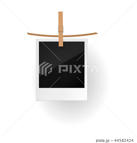 Photo frame on a white background Photo frame on a white background 44582424