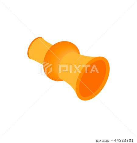 Hunting horn isometric 3d icon 44583301