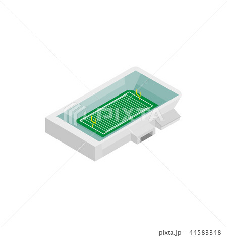 Rugby stadium isometric 3d icon 44583348