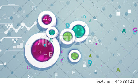 Abstract backdrop with cylinders and graphs Abstract backdrop with cylinders and graphs 44583421