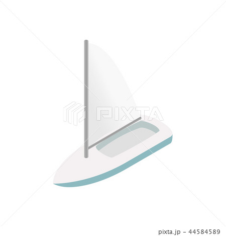 Sailing yacht isometric 3d icon 44584589