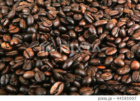 Full Frame Shot Of Coffee Beans Full Frame Shot Of Coffee Beans 44585007