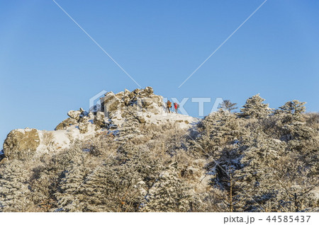 山 国立公園 雪景色 44585437