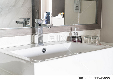 sink decoration in bathroom interior for backgr sink decoration in bathroom interior for backgr 44585699