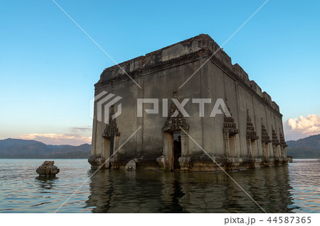 Ancient floating temple Ancient floating temple 44587365