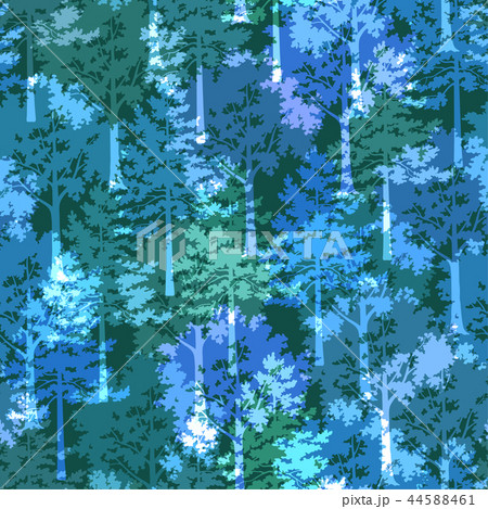 Trees, Seamless Background 44588461