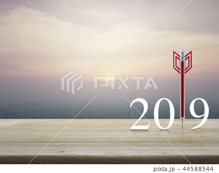 Business strategy happy new year 2019 concept 44588544