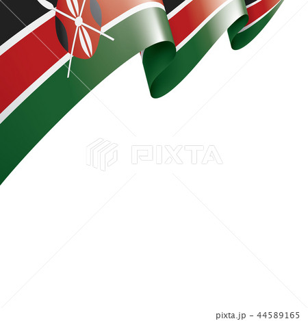 Kenya flag, vector illustration on a white background 44589165