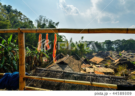 中国雲南省 干し肉腊肉(ラーロウ)風景 中国雲南省 干し肉腊肉(ラーロウ)風景 44589309