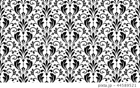 Floral pattern. Vintage wallpaper in the Baroque  44589521