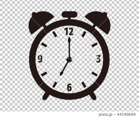 時計　時間　アイコン　目覚まし時計　アラーム 44590699