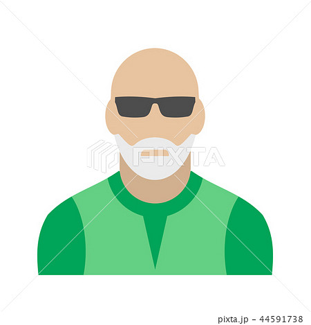 Man with gray beard avatar icon 44591738