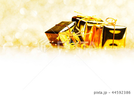 Boxes with holiday gifts 44592386