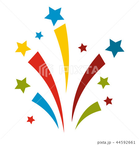 Firework flat icon 44592661