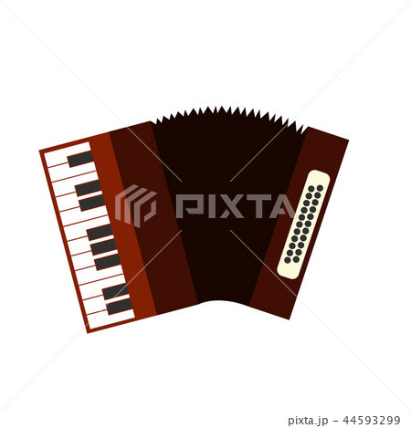 Accordion Flat Iconのイラスト素材