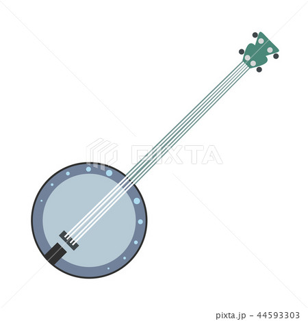 Banjo flat icon Banjo flat icon 44593303