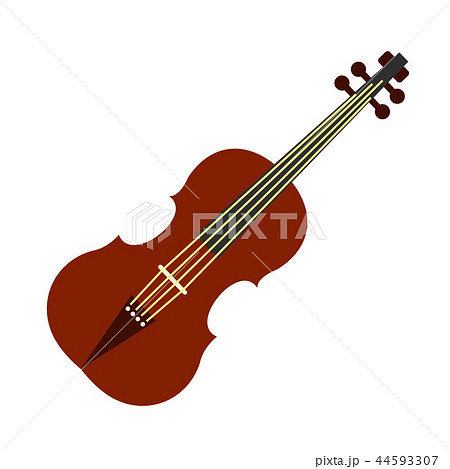 Violin Flat Iconのイラスト素材