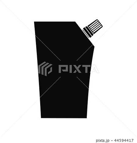 Plastic pouch with batcher icon 44594417