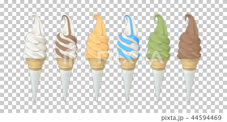 Soft cream illustration Soft cream illustration 44594469