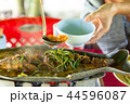 fish sour soup made of tamarind paste 44596087