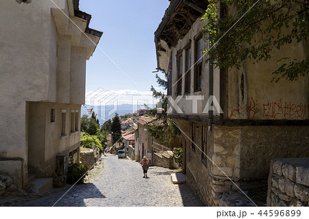Unidentified woman in the Old Town of Ohrid Unidentified woman in the Old Town of Ohrid 44596899